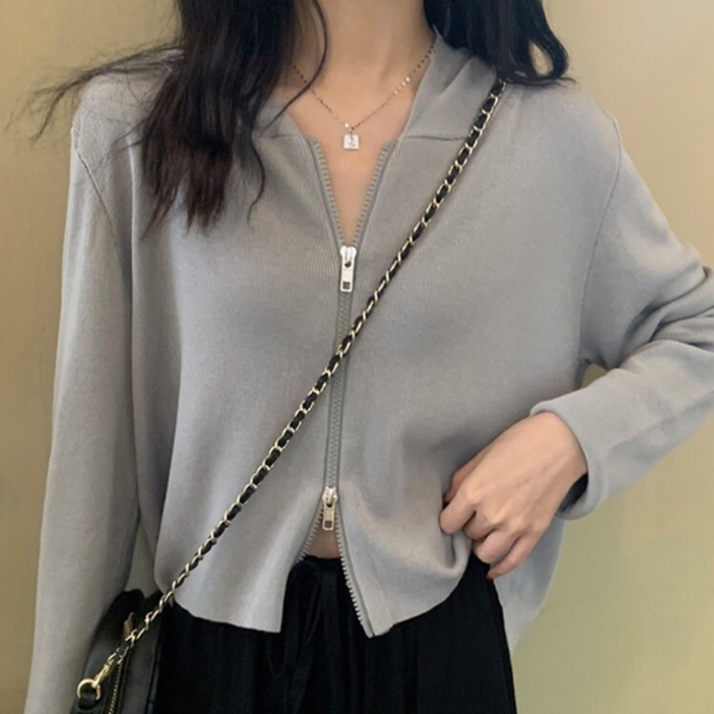 Cardigan Long Sleeved Loose Fit Grey NWOT